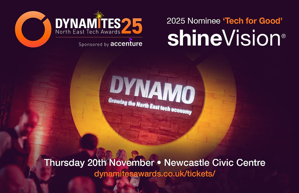 shineVision nominated at Dynamite 2025 tech awards