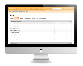 4. Survey Management software screen